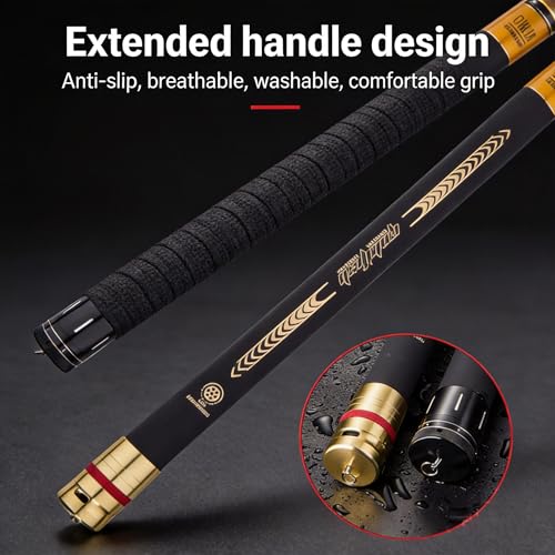 Canne à pêche télescopique en carbone haut module pour le surfcasting - 7