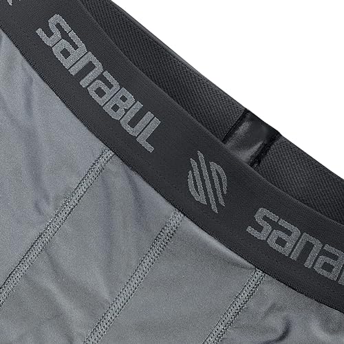 Sanabul ETG-L Men'S Steel Grey Compression Pants, Large - Essential Workout Jiu Jitsu Leggings For Running, Gym, Sports & Martial Arts thumb #7
