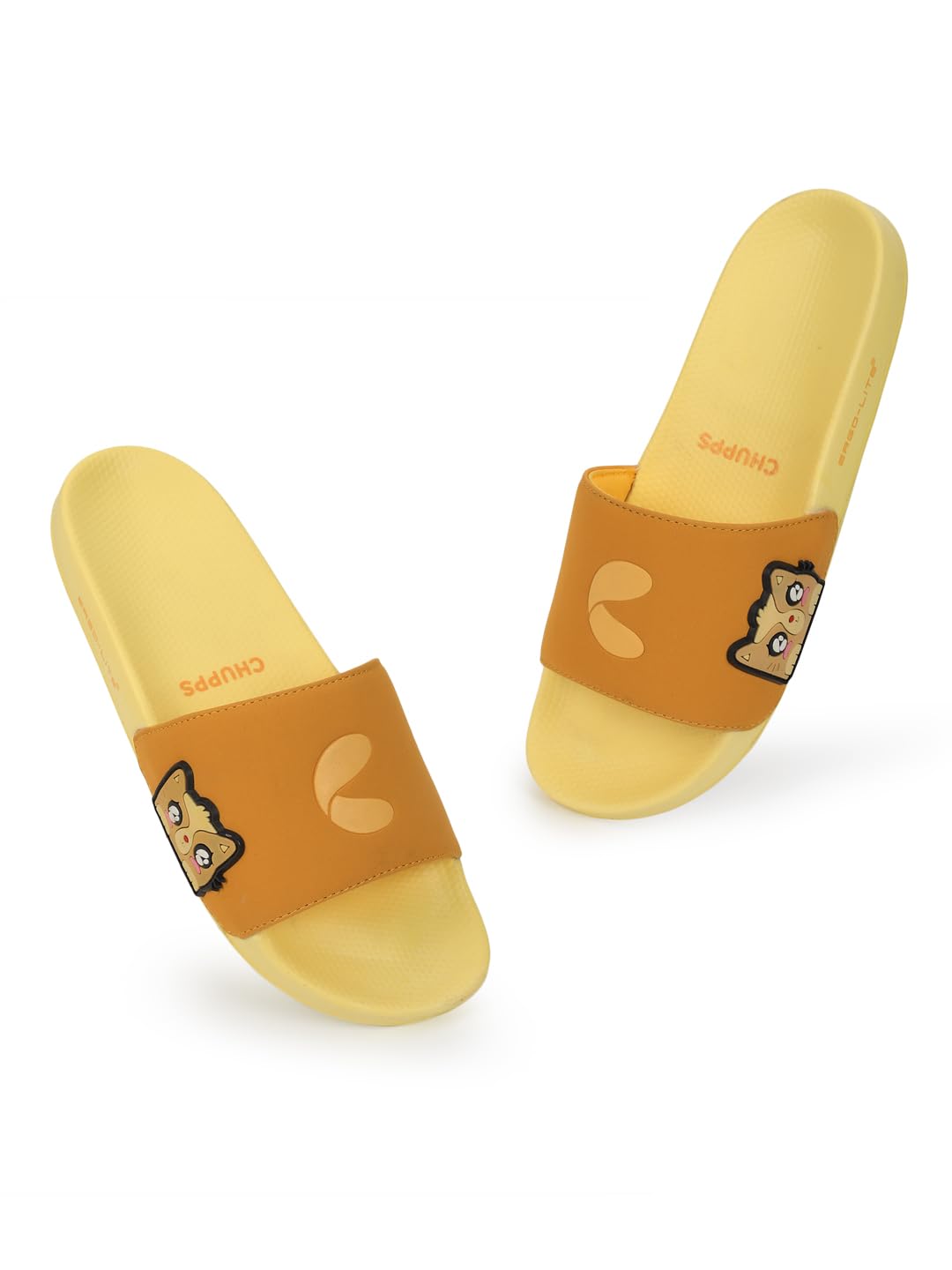 chupps Neko Yellow Drift Orthopedic Slippers | Soft Footpharma Footbed | Breathable Ventilation Holes | Lightweight Flip Flops | Anti-Skid Chappals for Everyday For Womens-picture-54