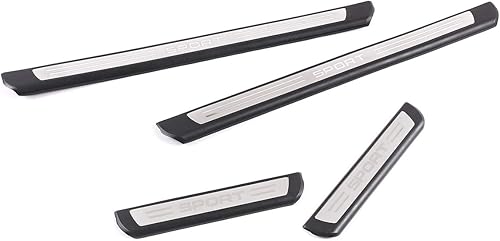 Miniatura 5 de YIWANG 4 piezas de marco para puerta de coche Land Rover Discovery Sport 2020 (con logotipo deportivo)