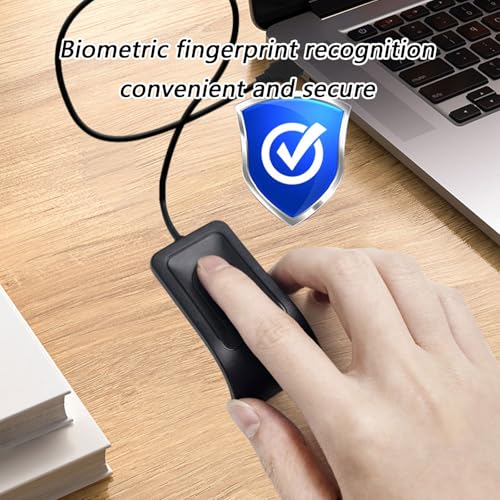 Scanner d'empreintes digitales USB en ABS pour ordinateur de bureau - 2