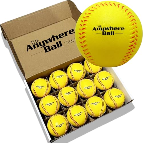 Thin Air Brands The Anywhere Ball Baseball/Softball Foam Training Ball (12 Pack) by Thin Air Brands - Used condition - US$31.00