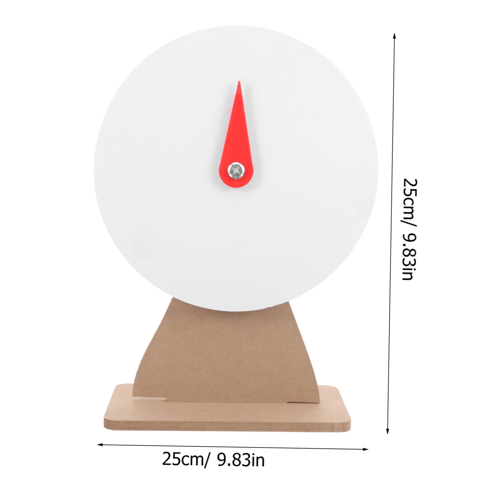 Cabilock 1Set DIY Prize Wheel Blank Game Wheel for Parties Events and Education Base Design for Raffles and Fun Activities