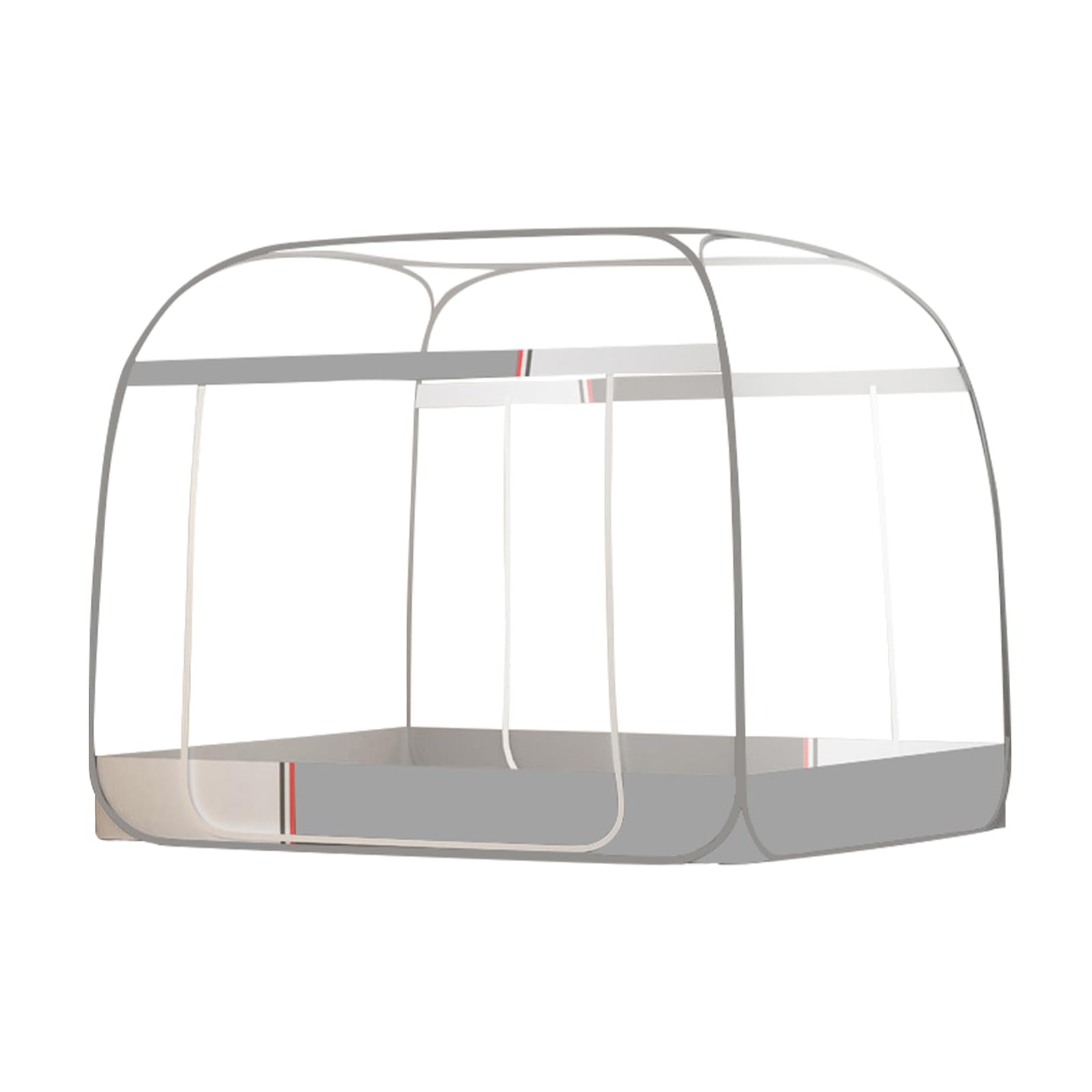 Rete pop-up per zanzare, baldacchino, pieghevole, tenda da letto, rete di grandi dimensioni anti zanzare, tenda da campeggio con fondo per pavimento del letto, campeggio, viaggi, facile da montare,