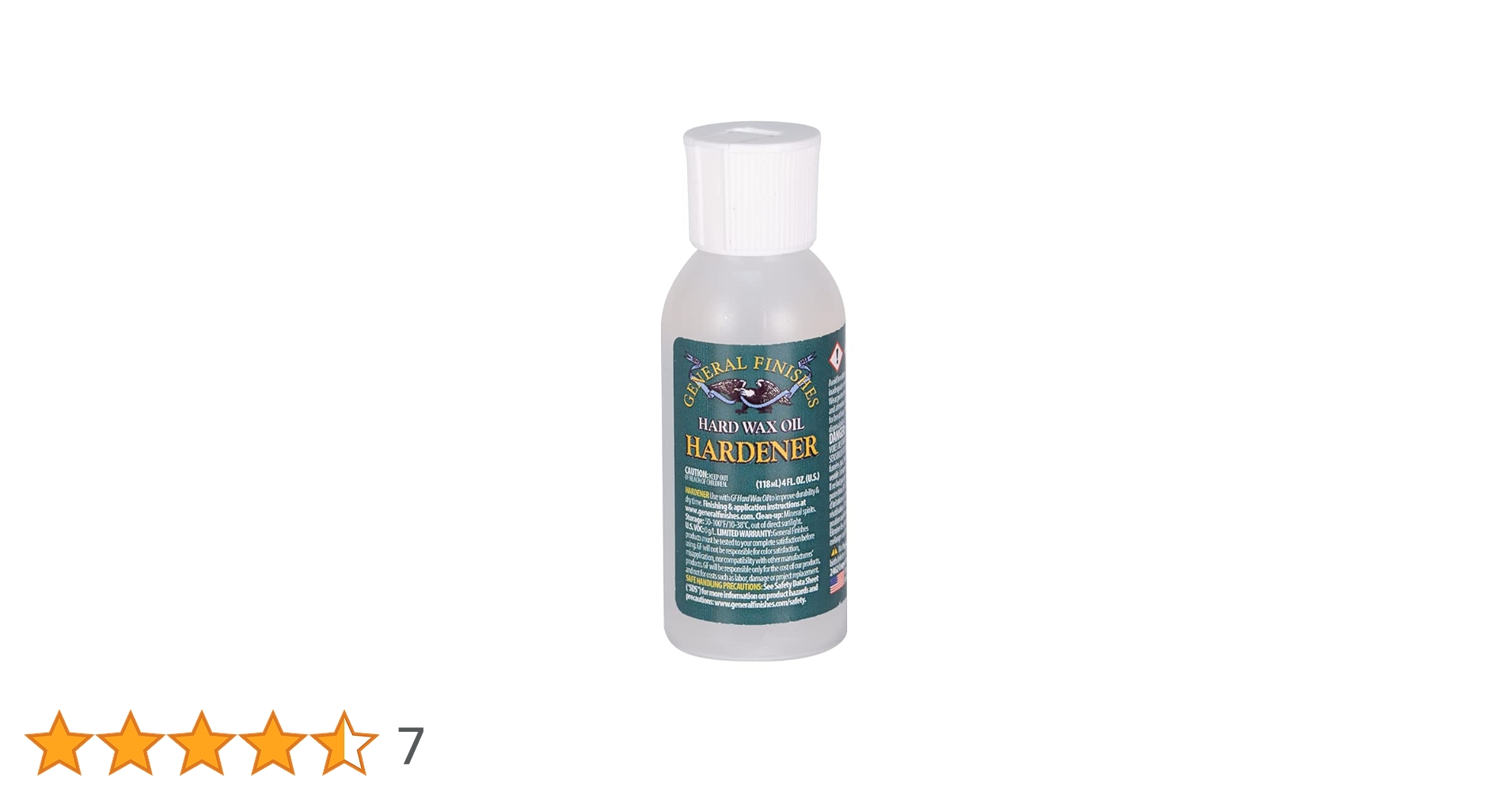 Amazon | General Finishes ハードワックスオイル 4オンス 硬化