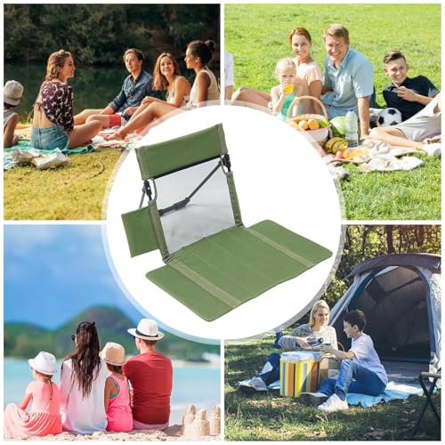 Siège de blanchiment pliable compact : chaise de stade portable de camping - 5