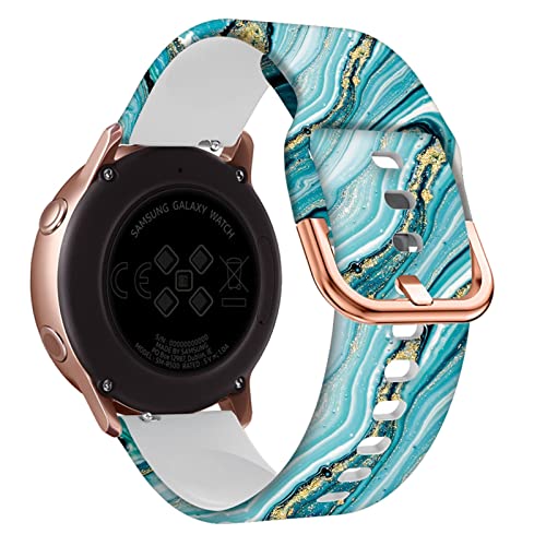Correa de silicona de 20mm para pulsera inteligente universal de deporte en color K