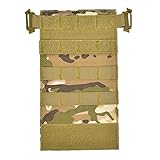 Aekvinks Tactical Chest Rig Front Panel MOLLE Vest Platform Modular for MK3 MK4 D3 MFC2.0 Quick Release Plate Carrier Chest Guard(Camo)