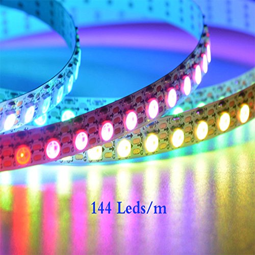 Tira LED flexible impermeable SK6812 mini 1 m IP67 miniatura 5