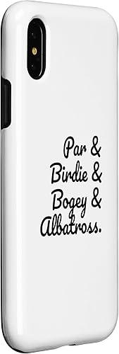 Miniatura 3 de iPhone XXS Par Birdie Bogey Albatross Golf Golfer Cute Funny Fan Gag Case