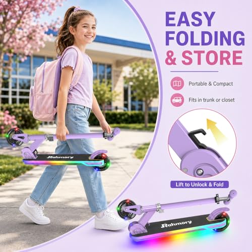 Rahmory Light-Up Kick Scooter