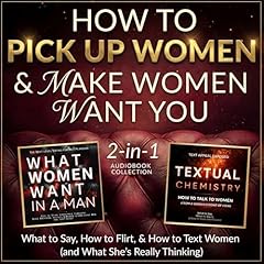 How to Pick Up Women & Make Women Want You 2-in-1 Audiolibro Por Rachel James arte de portada