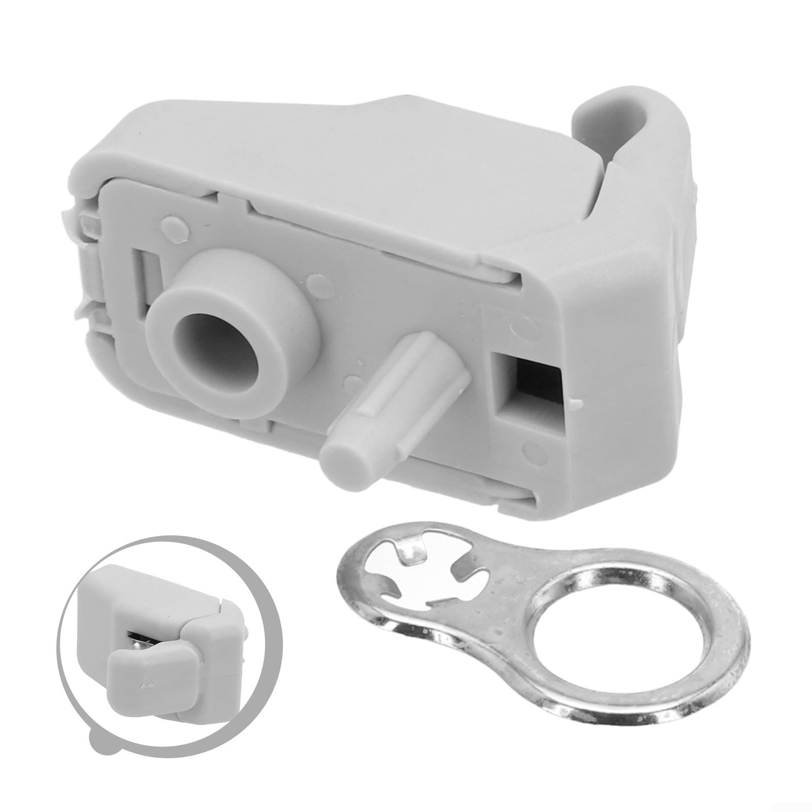 Qualoramall Clip di supporto per aletta parasole per auto, parte di ricambio 5ND86MS7AA per Fiat 500L 2014-2017