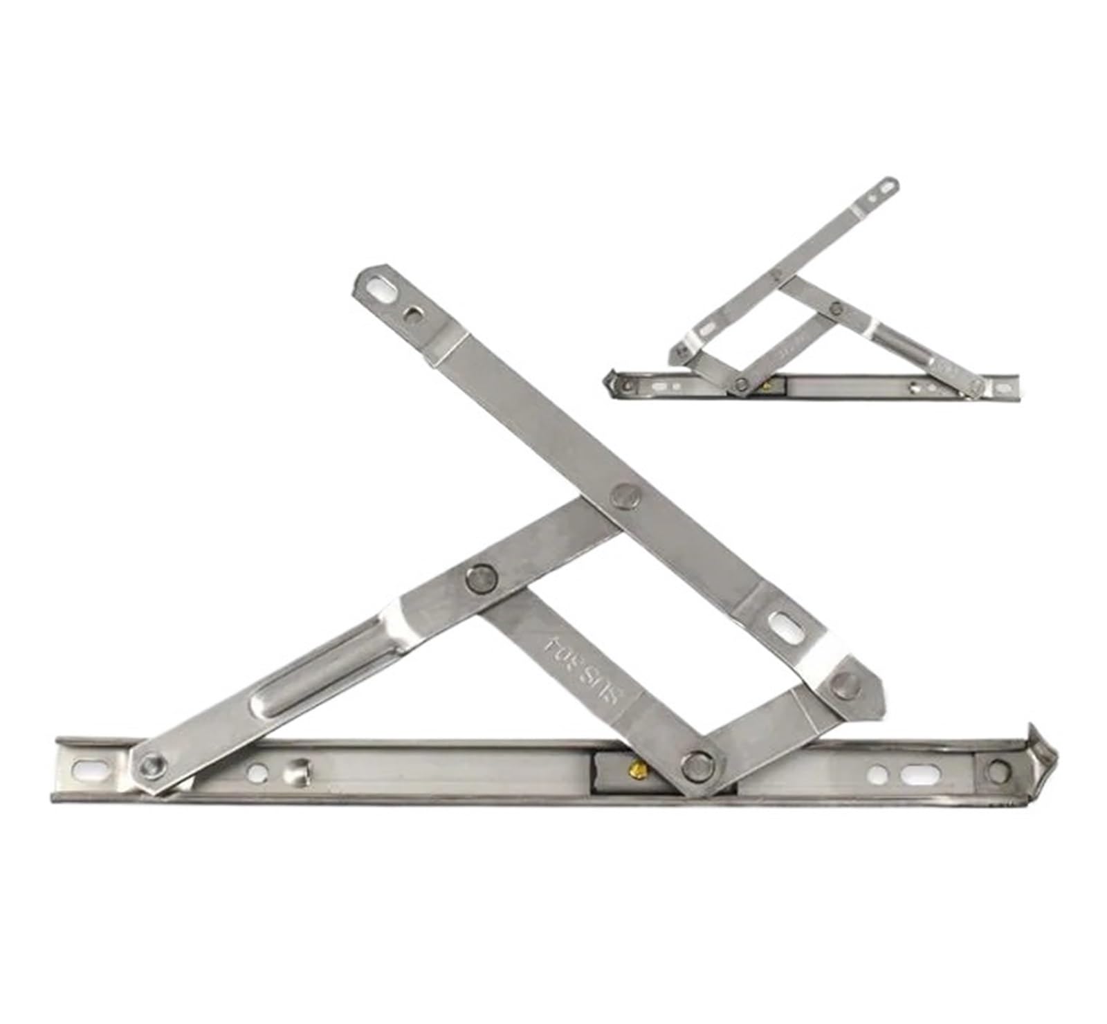 Window Hinge 3pcs Aluminum Window 12 inch Wind Bracing by Wind Bracing Bracket Window Pole Telescopic Launch Limiter Locator Window Hardware