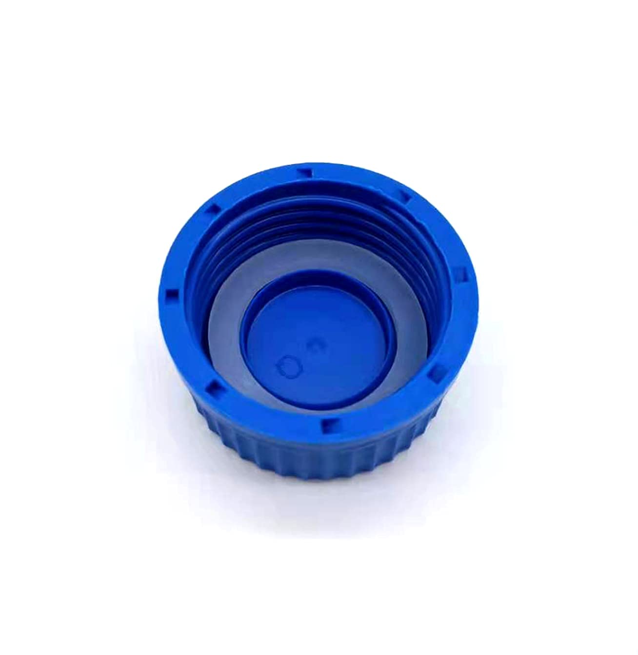 ZHANXUBIO GL45 Liquid Media Extractor Cap,GL45 Safety Cap with Holes, VapLock Solvent Delivery Cap (3-Port 1/6inch)