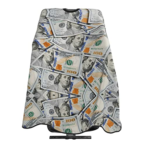 Carwayii Money Barber Cape USA Dollars Hair Cutting Cape Bills Haircut Cape Hair Cape Apron Barber Supplies Salon Capes For Clients Men Women