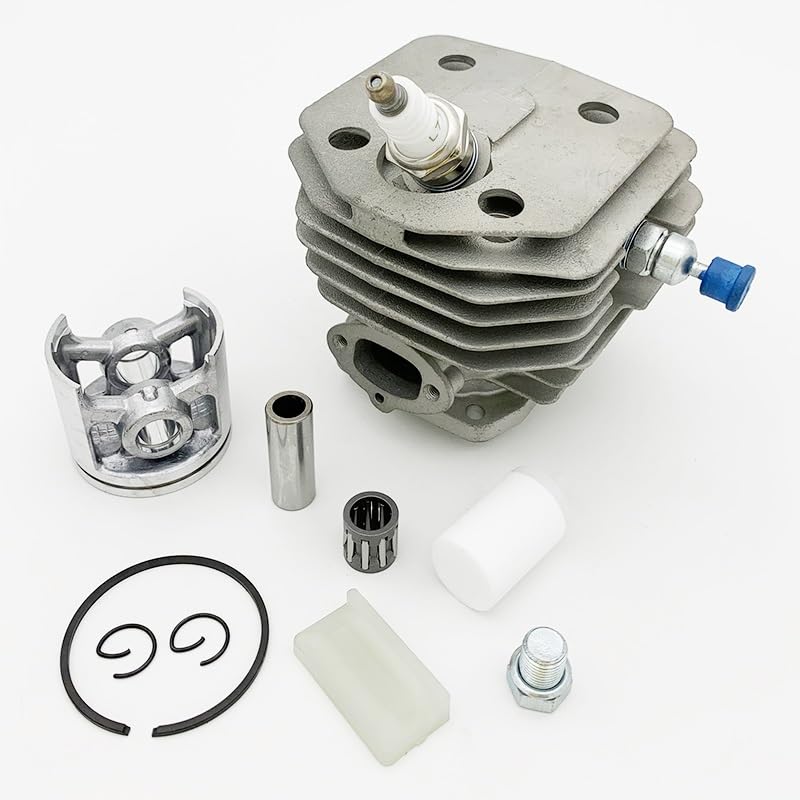 Części ogrodowe HUNDURE 45mm zestaw tłoka cylindra do Husqvarna 154 154XP 254 254XP wymiana części zamiennych do piły łańcuchowej 503503903 503503901 Części ogrodowe