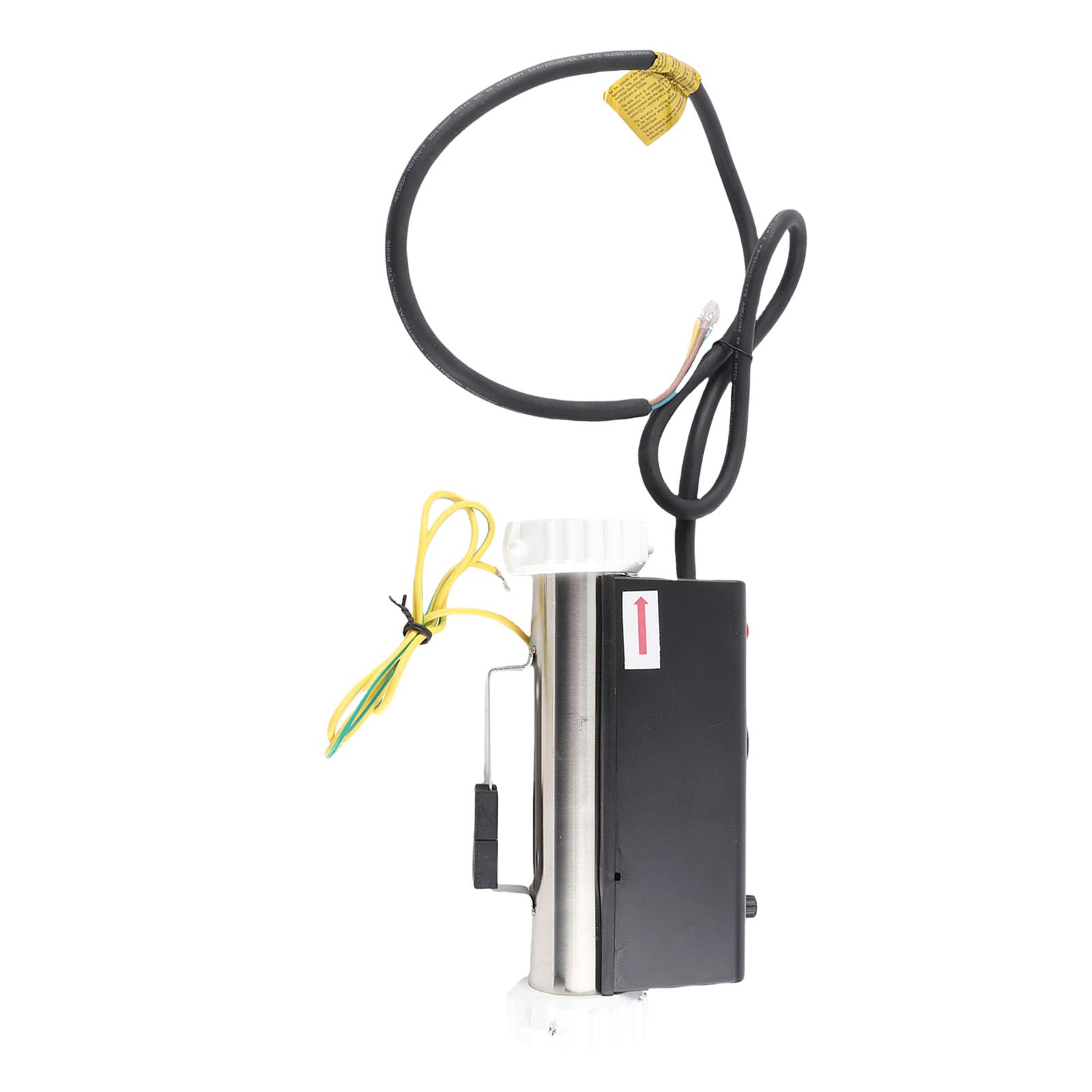 Wakects Calentador de Piscina Eléctrico con Termostato, Control Automático de Temperatura y Protección contra Sobrecalentamiento para SPA, Piscina, Conexión Directa (3KW)