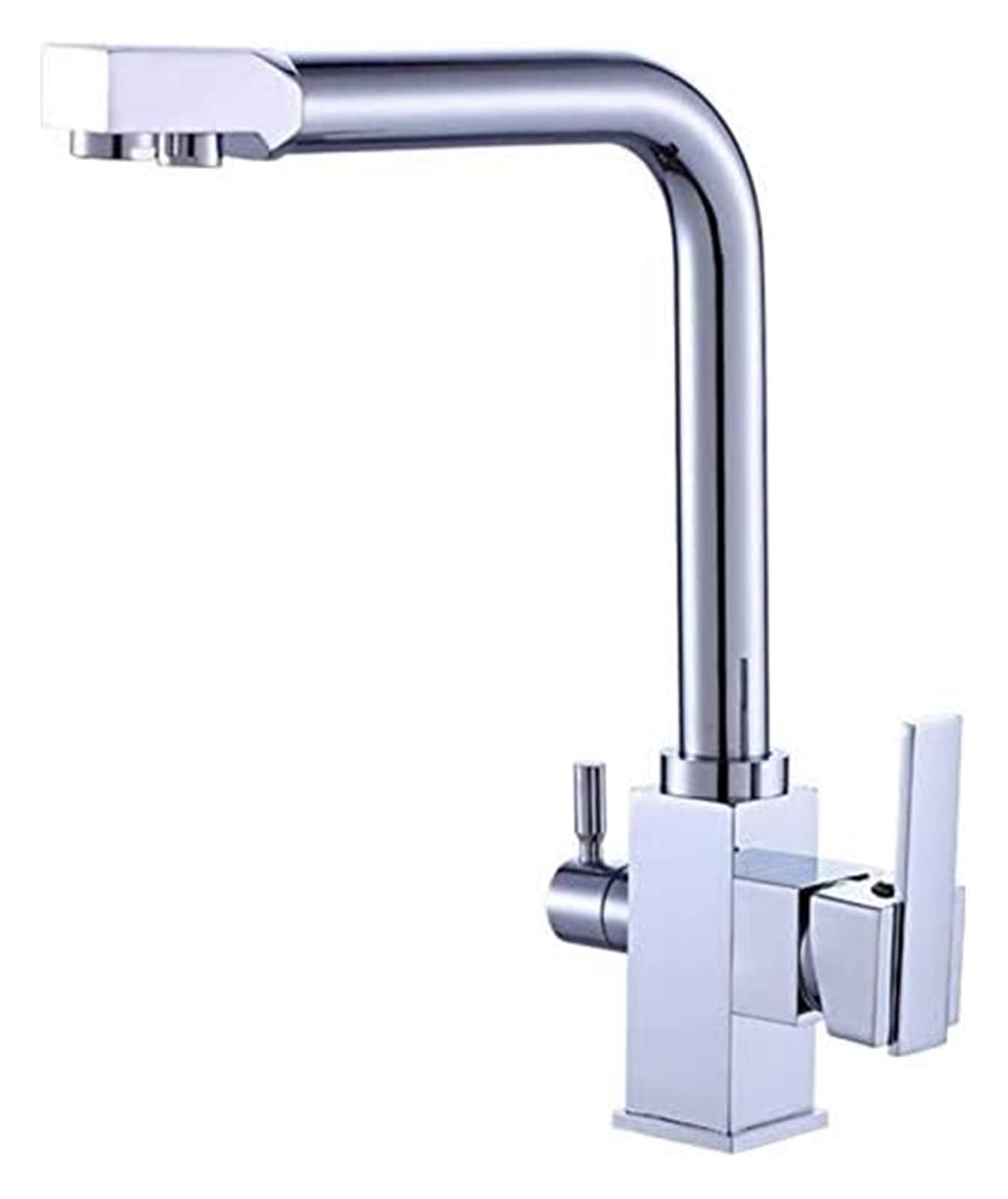 MXXQRHF Kitchen Faucet, Kitchen tap,Kitchen Sink Mixer Tap 3 Way Kitchen Tap, Swivel Spout Kitchen Mixer Tap, Tap Filter,Brass Kitchen Taps