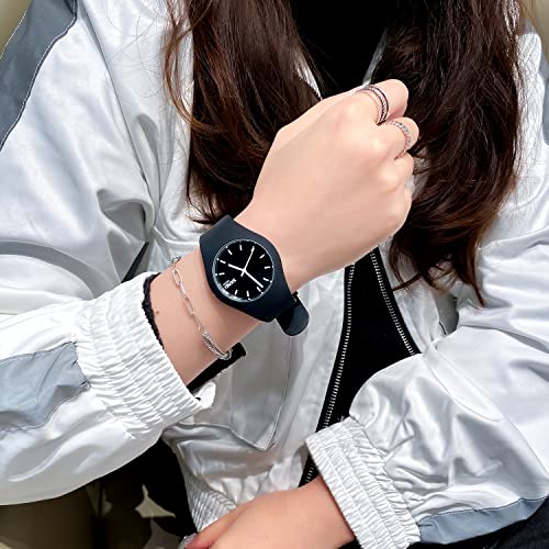 Gosasa Casual Simple Style Silicone Strap Women Men Sports Watches 30M Waterproof4