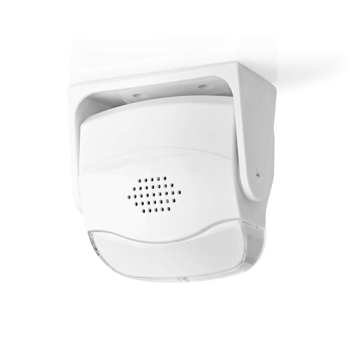NEDIS Door Entry Alarm with Motion Sensor & 80 dB Chime, Wall & Ceiling Mount, White - Image 2