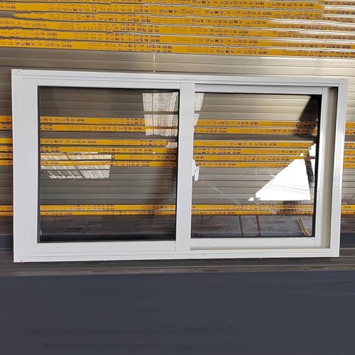 Fienile bianco da 51 x 33 cm con s, ideale per bagni, gas e loft, piccola finestra scorrevole per una migliore ventilazione e luce naturale