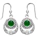 KWUNCCI Celtic Knot Vintage Claddagh Dangle Drop Earrings Sterling Silver Plated Good Luck Irish Fashion Jewelry for Women Girls