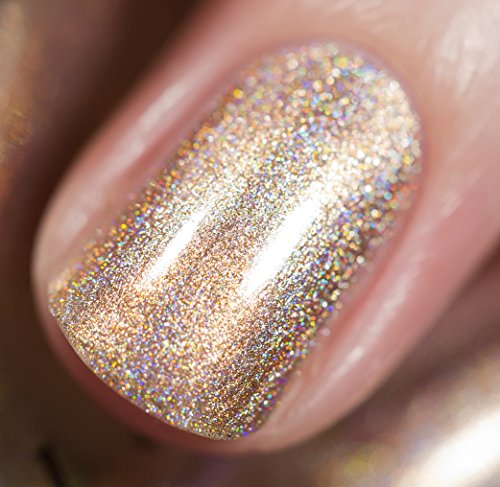 Image of ILNP Countdown - Champagne Gold Holographic Nail Polish