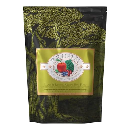 Fromm Four-Star Nutritionals Lamb & Lentil Dog Food - Premium Dry Dog Food - Lamb Recipe - 4 lb