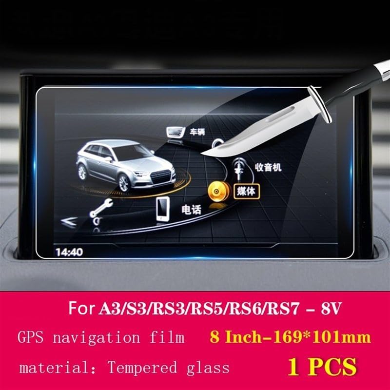 Protection Écran Haute Qualité - Film LCD Verre Trempé Sur Mesure Audi - 2