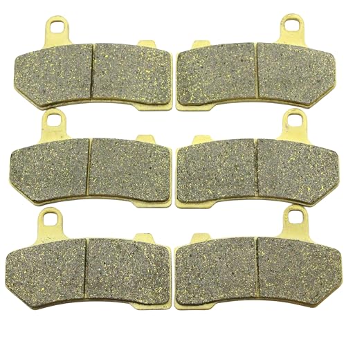 Master Chen Front Rear Brake Pads Brakes for Harley Davidson Touring FLHX Street Glide 2008 2009 2010 2011 2012 2013 2014 FA409 MC103