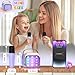 FLUESTON Mini Karaoke Machine for Kids Adults, Portable Bluetooth Speaker with 2 Wireless Microphones, Christmas Birthday Gift for Kids, Toys for Girls Ages 3, 4, 5, 6, 7, 8, 9,10,11 + Years Old