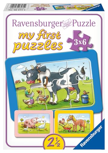 Ravensburger Kinderpuzzle - 06571 Gute Tierfreunde - My First Puzzle mit...