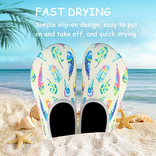 Image of ANLUKE Kids Boys Girls Water Shoes Barefoot Aqua Socks Fast Dry Beach Swim Outdoor Sports Shoes for Toddler