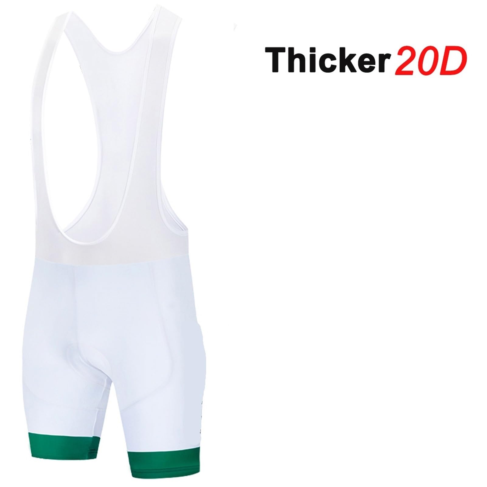 Culotte Ciclismo Hombre Pantalones cortos deportivos blancos for ciclismo for hombre y mujer, pantalones cortos de ciclismo de secado rápido, pantalones con tirantes for bicicleta Ropa Ciclismo Hombre