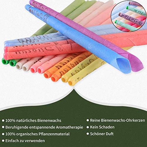 Tianbi Candele per le Orecchie 16/24 Pezzi Coni di...