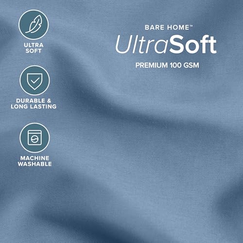 Image of Bare Home Comforter Set - Full Size - Ultra-Soft - Goose Down Alternative - Premium 1800 Series - All Season Warmth (Full, Coronet Blue)