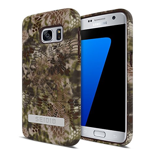Seidio Surface Case With Official Kryptek Highlander Pattern For Samsung Galaxy S7 - Retail Packaging - Kryptek Highlander #TOP6
