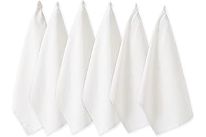 DII 18" x 28" Premium White Cotton Kitchen Towels