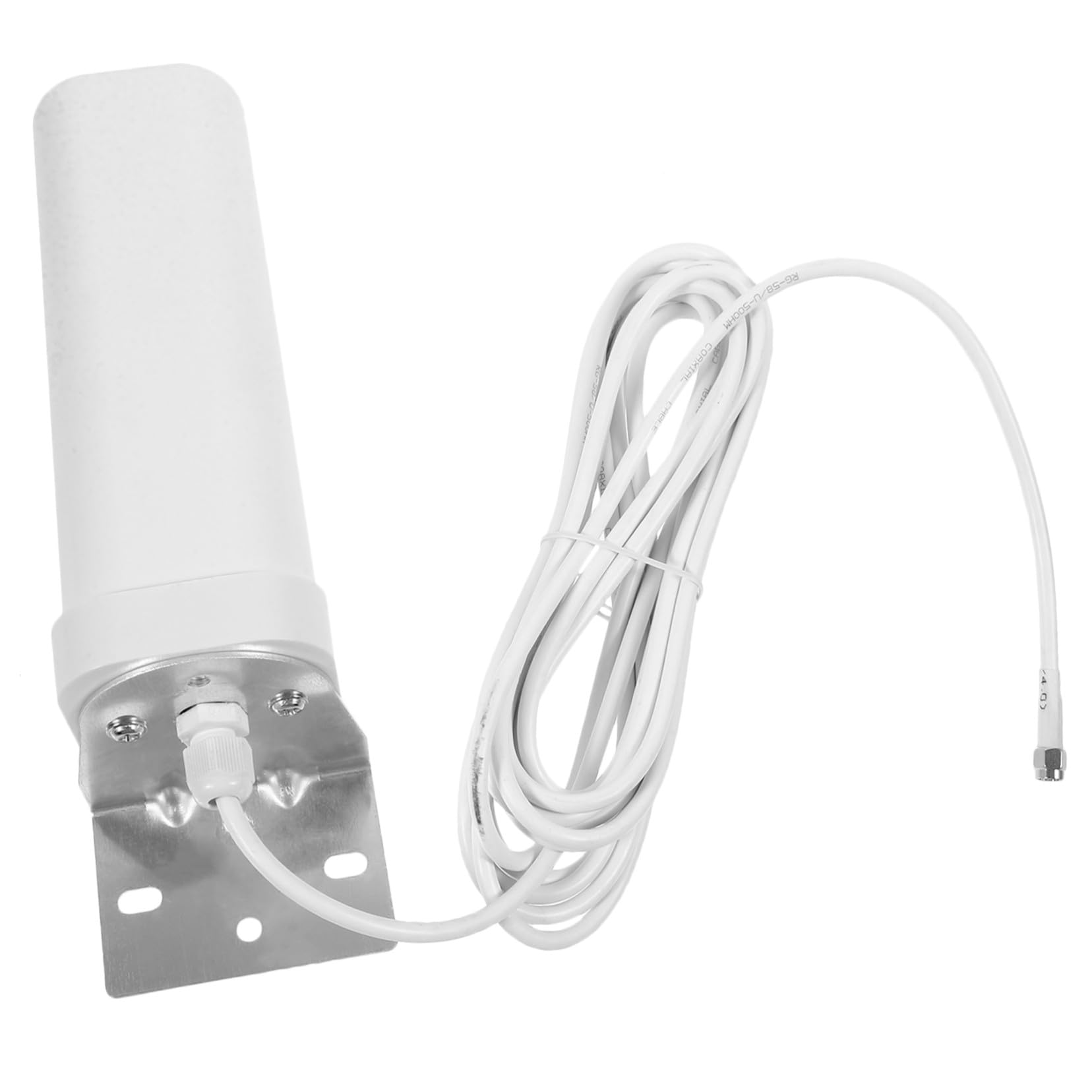 NUOBESTY Antena Exterior Omnidireccional de Frecuencia Completa para Router y Módem Mejora Señal Estable Instalación Sencilla para Uso Interior y Exterior