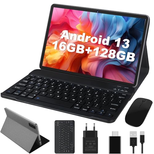 2024 Newest Tablet 10 Pulgadas Android 13 16gb Ram 128gb Memoria Rápida, Octa-Cores Súper, Wifi 6 5g 2.4g , Bt 5.0, Gms Certified, 13mp 5mp, 8000mah, Cuerpo Metálico Con Funda, Teclado Y Ratón, Gris 2024 Newest Tablet 10 Pulgadas Android 13 16gb Ram 128gb Memoria Rápida, Octa-Cores Súper, Wifi 6 5g 2.4g , Bt 5.0, Gms Certified, 13mp 5mp, 8000mah, Cuerpo Metálico Con Funda, Teclado Y Ratón, Gris
