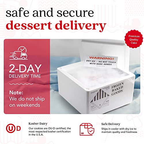 David's Cookies Turtle Chocolate Pecan Mini Cheesecakes - 6Pcs Of Gourmet Bite-Sized Treats - Decadent Crunchy Pecans Made With Only The Finest Ingredients #TOP6