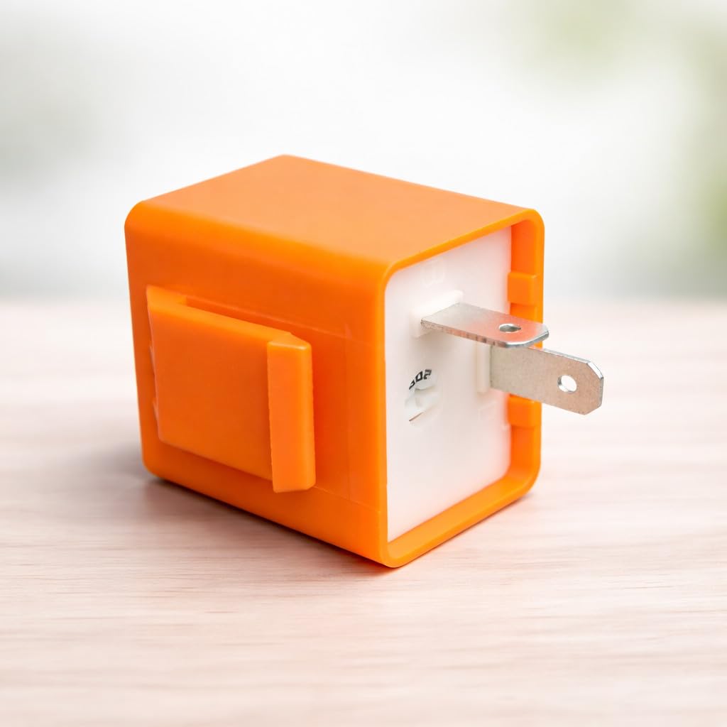 MGI SpeedWare 2-Pin LED Turn Signal Flasher Relay 12v, Adjustable Speed (1 Pack)
