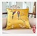 Taie Oreiller Satin Taie d'oreiller Chinoise Jacquard Câlin Canapé Coussin Coussin Taille Taie d'oreiller pour Salon Et Chambre À Coucher-1753-5 d'or_45 * 45Cm sans Noyau