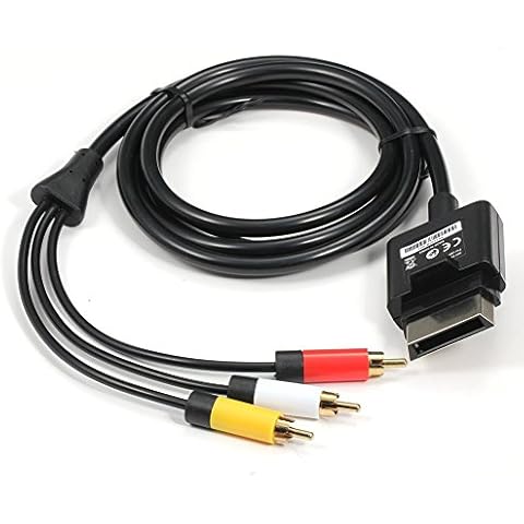 Cable AV RCA para Xbox 360 Slim CHILDMORY de 1.8M Cover