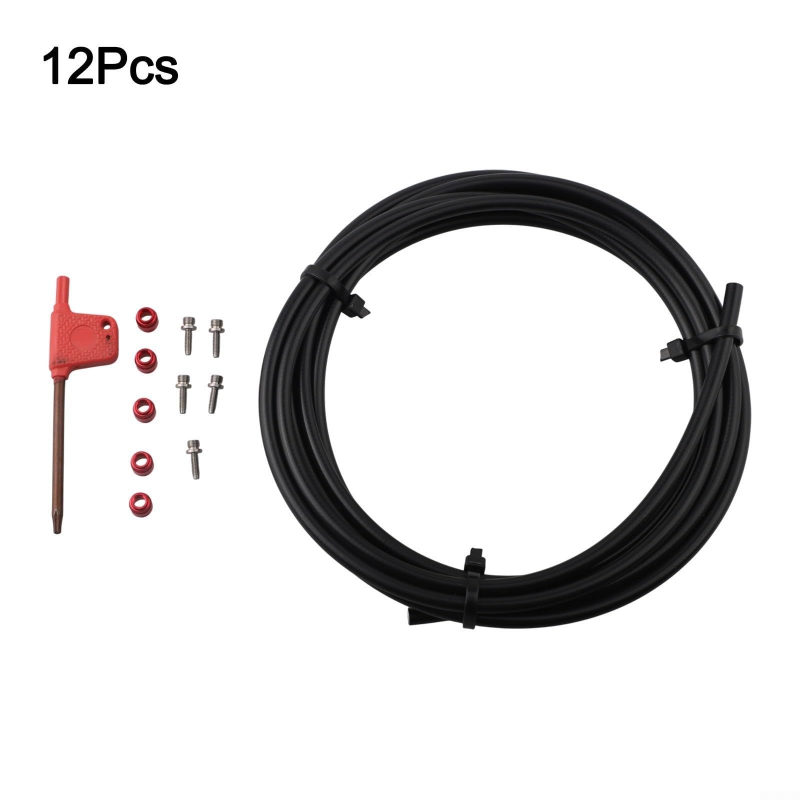 Tubo del freno a disco idraulico 3000 mm per SRAM per kit tubo olio STEALTH-A-MAJIG con chiave T8 raccordo olive manicotti a inserimento nero