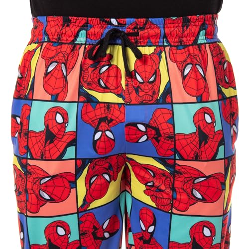 Marvel Comics Men's Superhero Character Sleep Adult Lounge Pajama Pants3