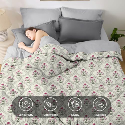 Image of Amazon Brand - Umi Reversible Single Bed Super Soft AC Comforter /Blanket /Quilt /Rajai 220 GSM Soft Microfiber Diamond Stitch (90 inch x 60 inch Inches /228cm x 152cm) - Comforter Single Bed|Cream & Beige