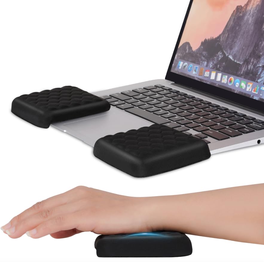 Coussin de poignet pour taper et travailler sur ordinateur portable