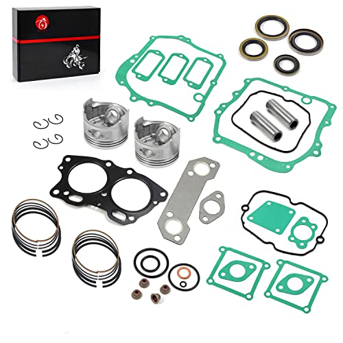 Oversize 0.5Mm Piston & Ring Gasket Seal Top End Rebuild Kit For Ezgo 4 Cycle Gas Golf Cart 350Cc Eh35C Mci Fuji Robin Engine 1996-2008 #TOP1